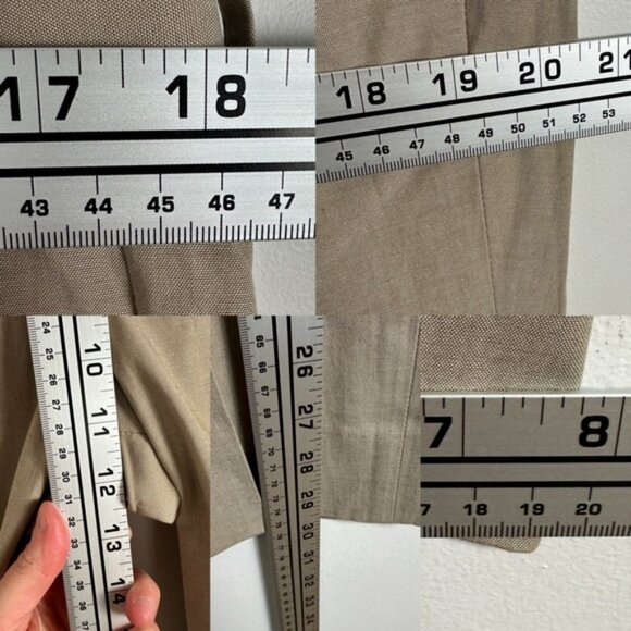 Express Photographer Pants Beige Mens Size 34 Minimalist Trousers Stretch Pant - Picture 14 of 15